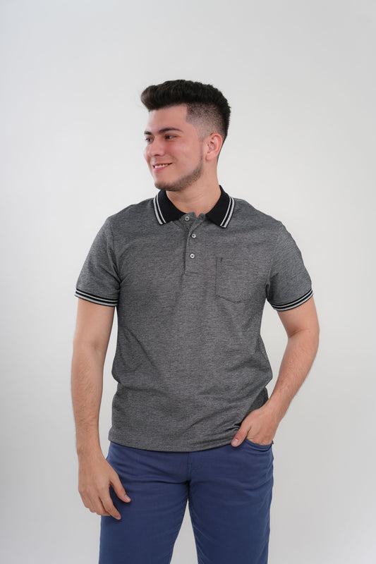 TB Polo - 4  50% Algodón 50% Polyester - Negro