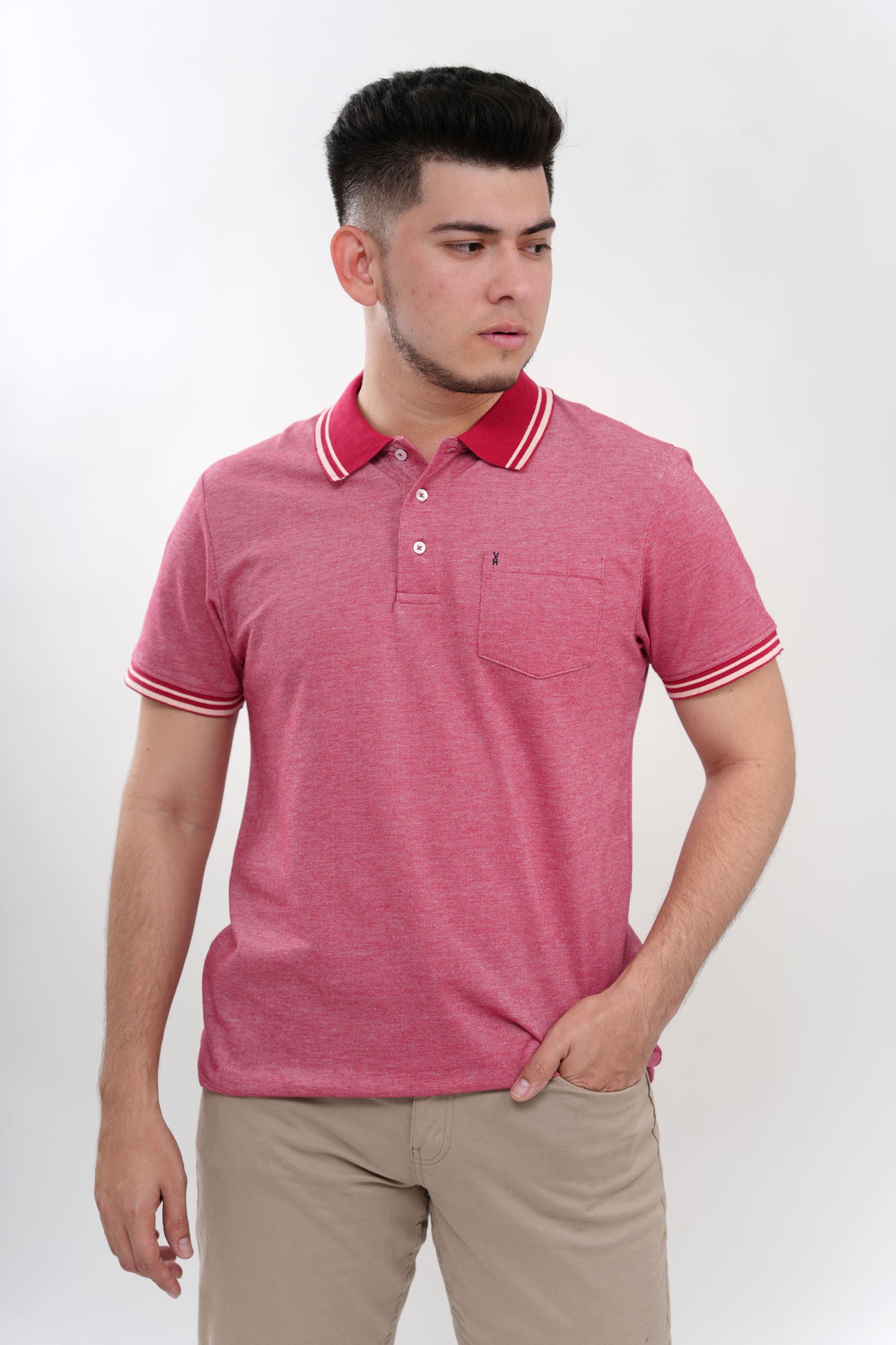 TB Polo - 4  50% Algodón 50% Polyester - Rojo