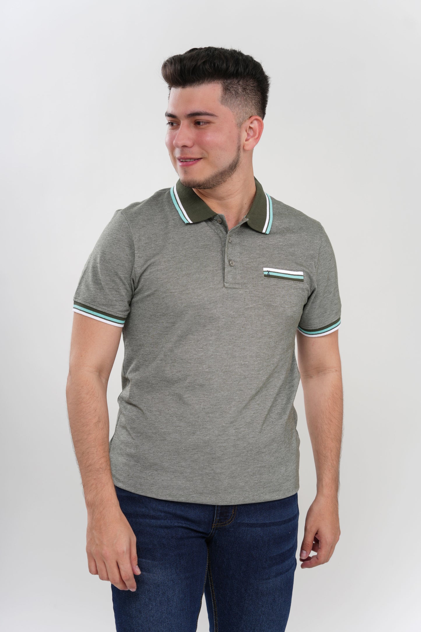 TB Polo - 3  50% Algodón 50% Polyester - Verde