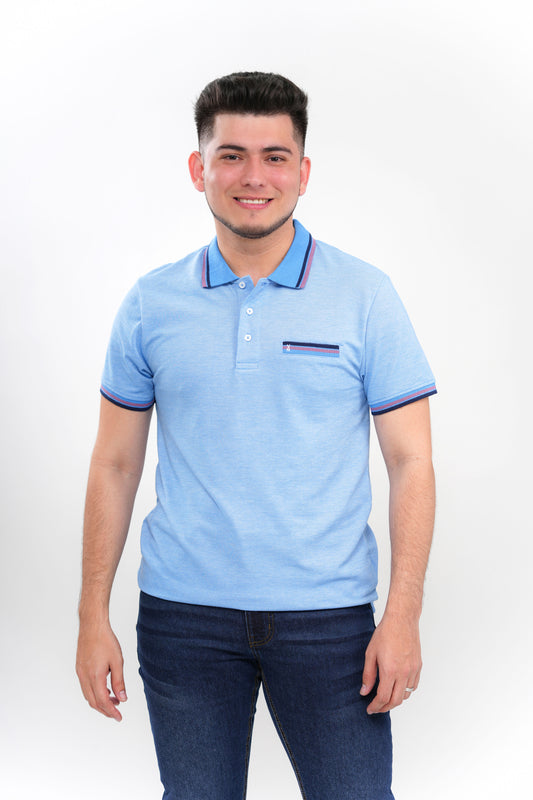 TB Polo - 3  50% Algodón 50% Polyester - Azul