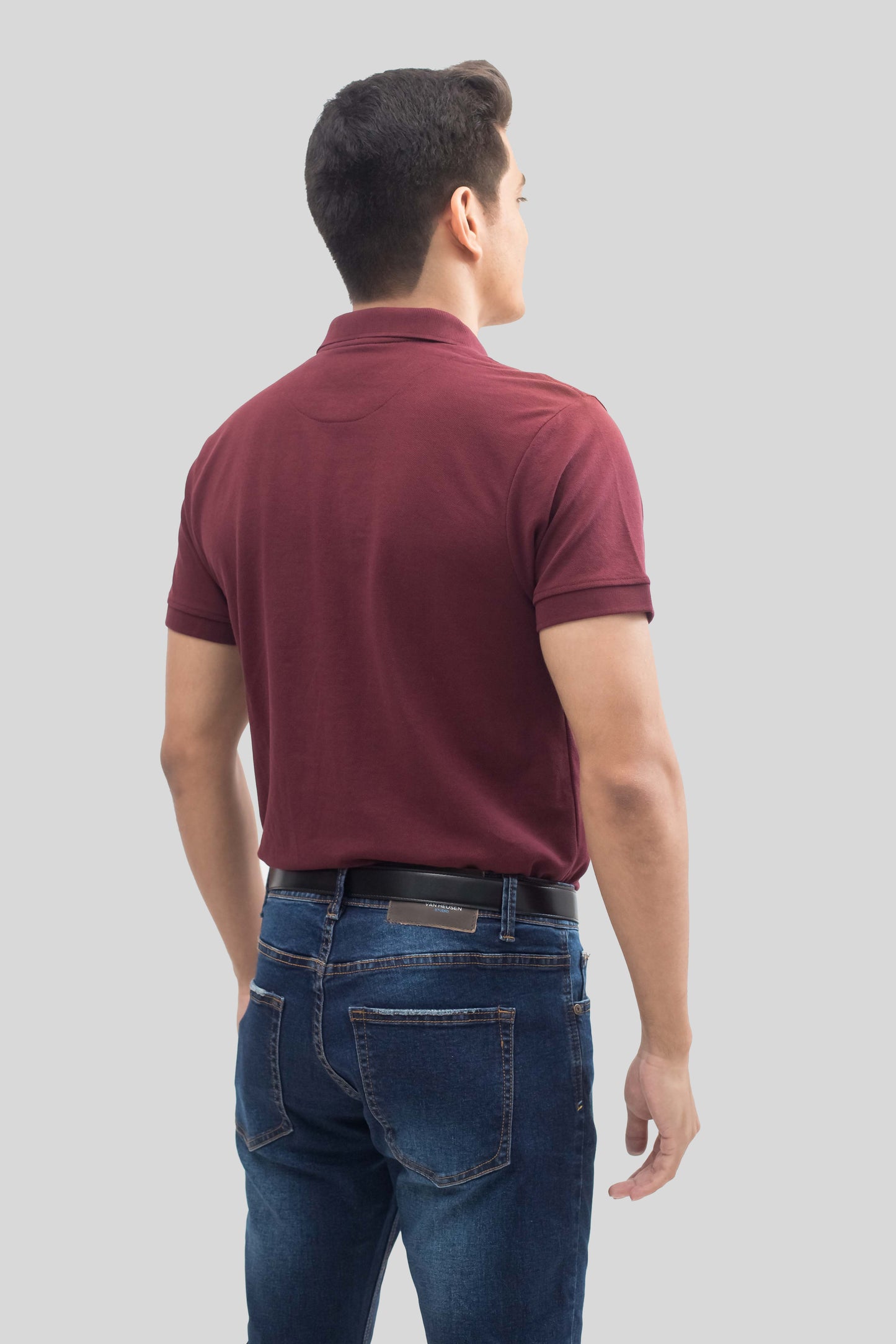 Polo Basica Rojo Vino