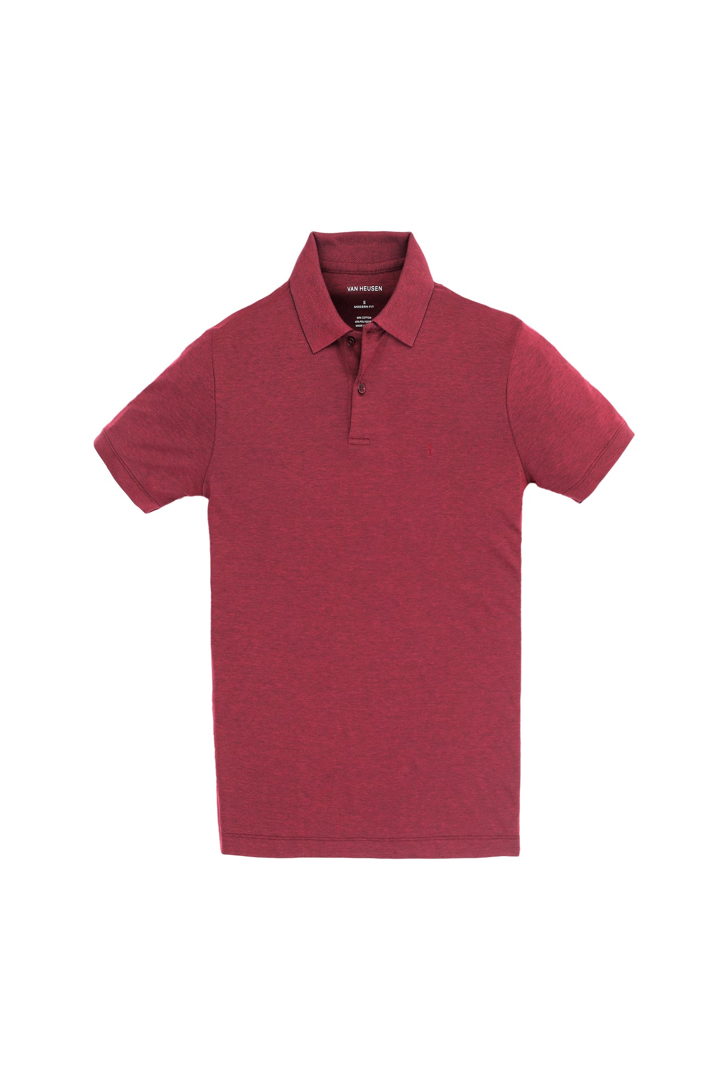 Polo Solido Rojo Vino