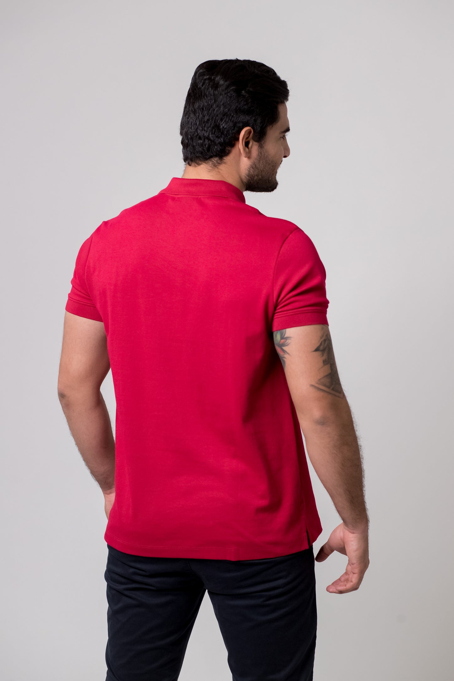 Polo Solido Rojo